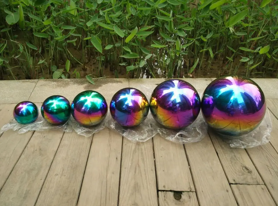 Large metal sphere Stainless steel colorful Sphere
