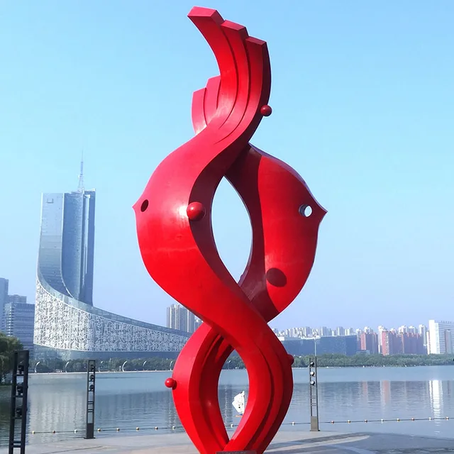 Garden Stainless Steel Flower Sculpture