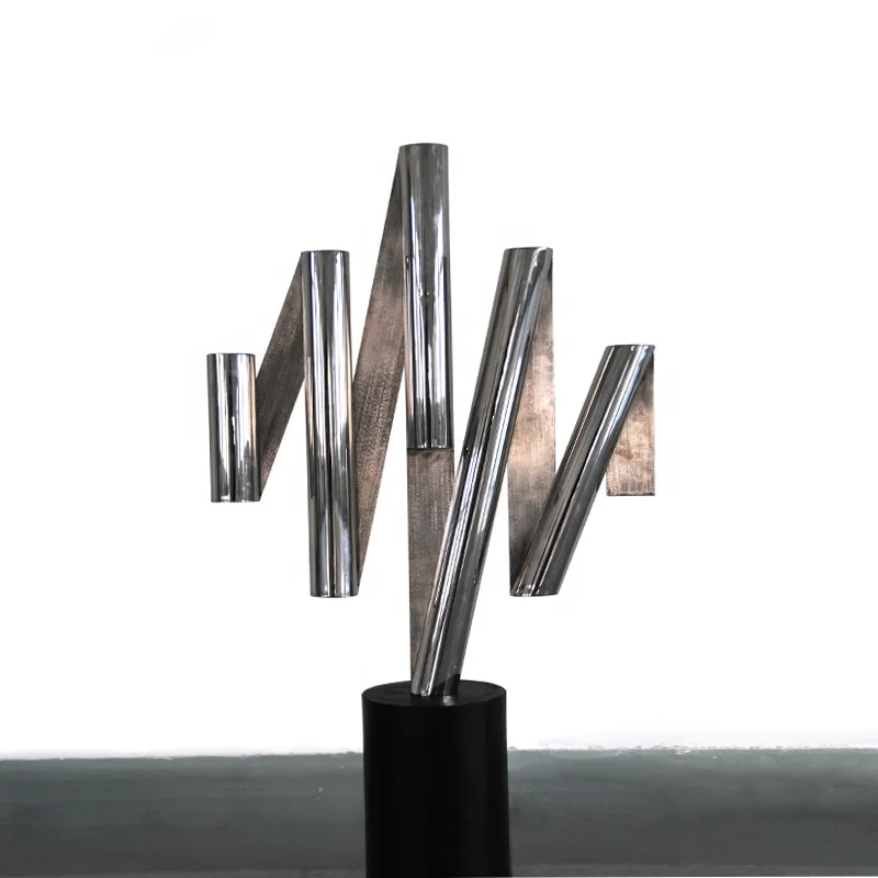 Sculpture Stainless Modern Stainless Steel Ribbon Sculpture