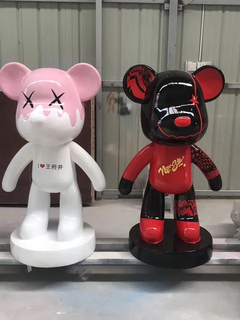 Life Size Fiberglass/Resin Cartoon Character Statue from the side