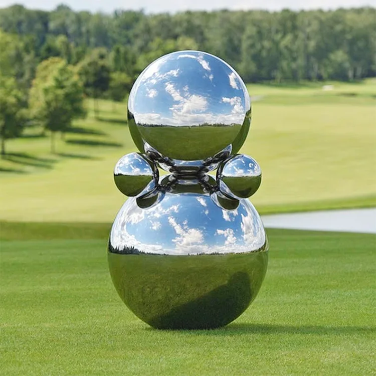 200mm garden decoration stainless steel hollow steel balls