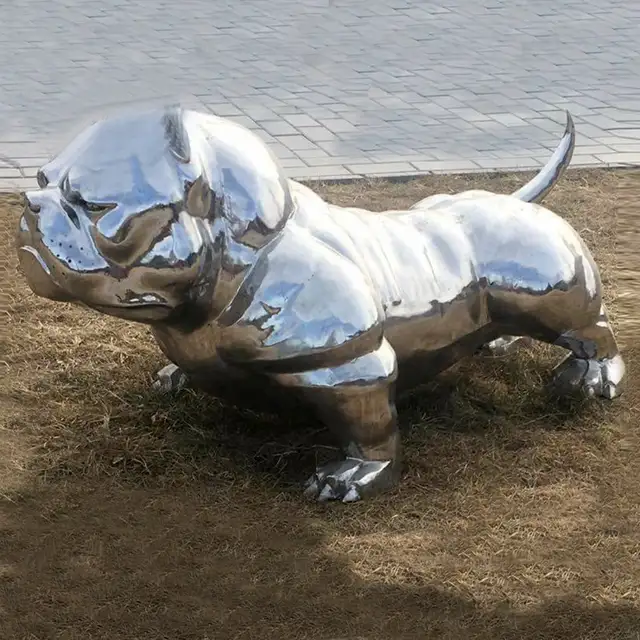 Stainless Steel Bull Terrier Dog Breed