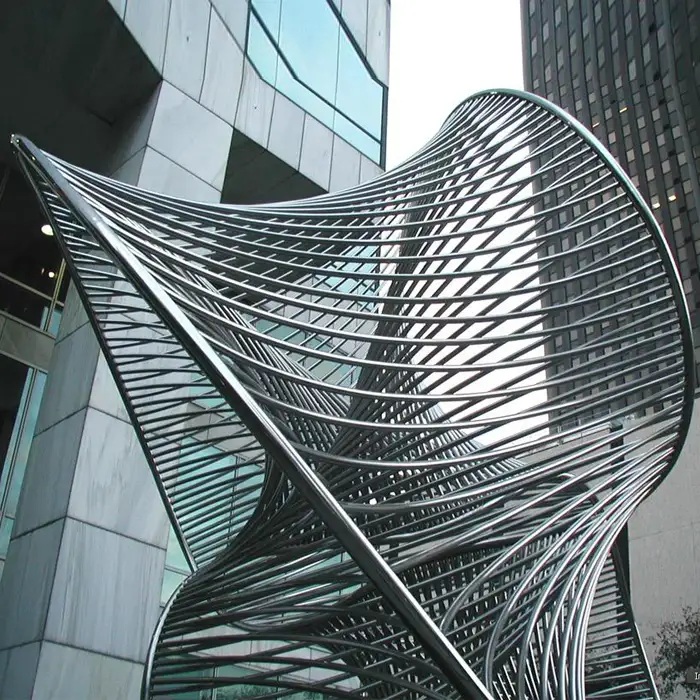 Stainless Steel Large Outdoor Metal Abstract Art Decoration 3-9 Meters are available