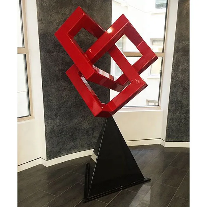 Stainless Steel Modern Metal Art Geometric Sculpture