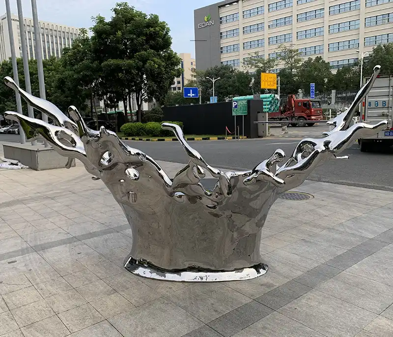 320cm Stainless steel root DJ office desk sculpture