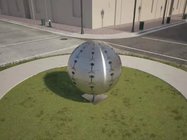 Celebrate decorative ornaments and garden decoration balls large metal sphere