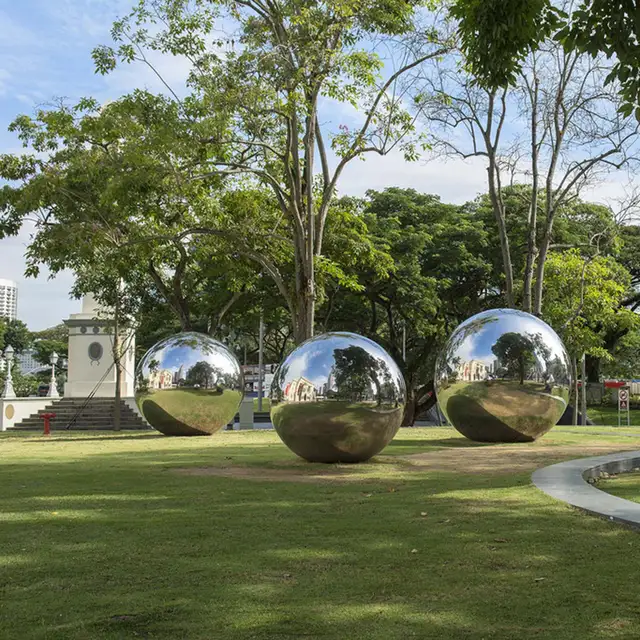 Large Stainless Steel Modern Art Outdoor Sculpture