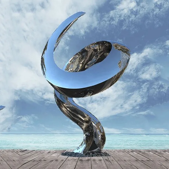Outdoor large Ring Stainless Steel Modern Sculpture