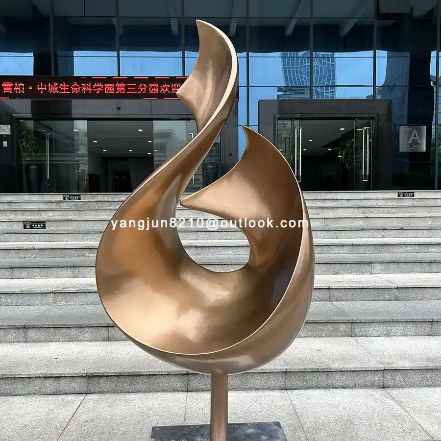 Taiwan Province Famous designer Outdoor square garden courtyardsteel stainless Decoration sculpture
