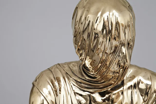 Temporal Sitter Modern Decorative Man Sculpture