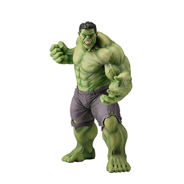 Theme park painting fiberglass super hero hulk sculpture