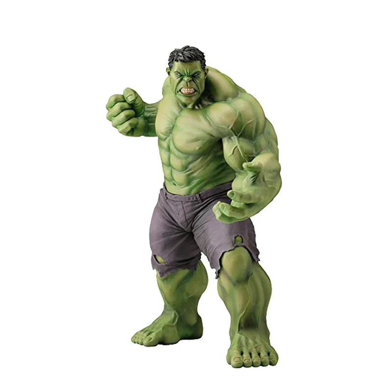 Theme park painting fiberglass super hero hulk sculpture