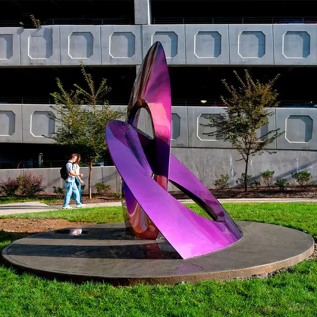 Urban Metal Outdoor Stainless Steel Sculpture 2
