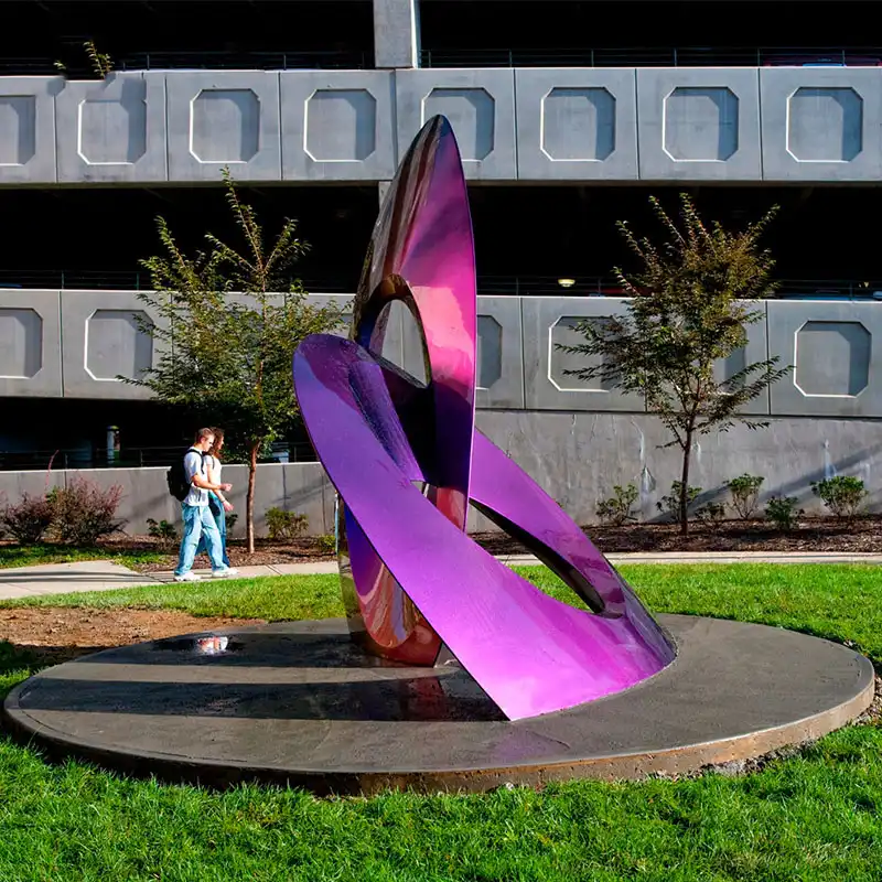 Urban Metal Outdoor Stainless Steel Sculpture 2