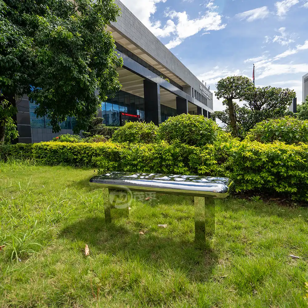 Garden decoration stainless steel bench Sculpture MP-O0007