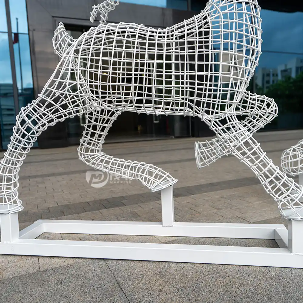 Garden Metal Cast Iron Wire Deer Sculptures MP-O0010
