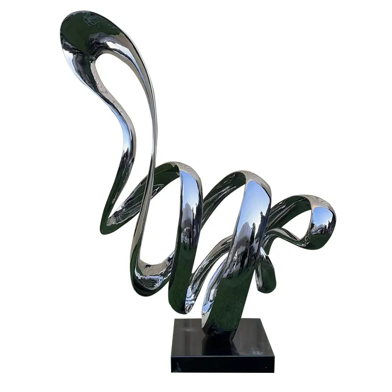 Modern design stainless steel sculpture metal crafts birthday gifts home table ornaments MP-I0030