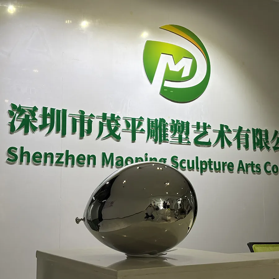 Stainless Steel Balloon Sculpture for Interior Decor – Modern Mirror Polished Desk Art