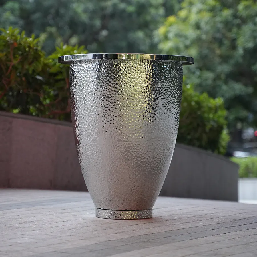 Stainless Steel Decorative Planter for Hotel Lobby & Landscape