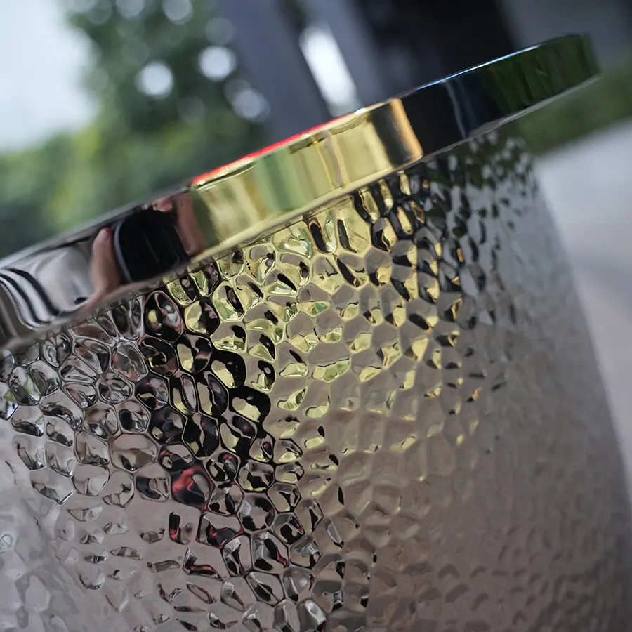 Stainless Steel Decorative Planter for Hotel Lobby & Landscape