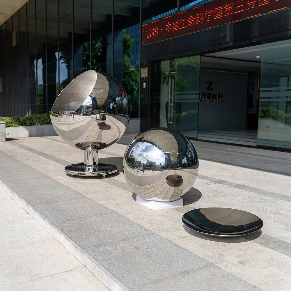 Indoor Statue Decoration Creative Stainless Steel DJ Table Furniture MP-B0007