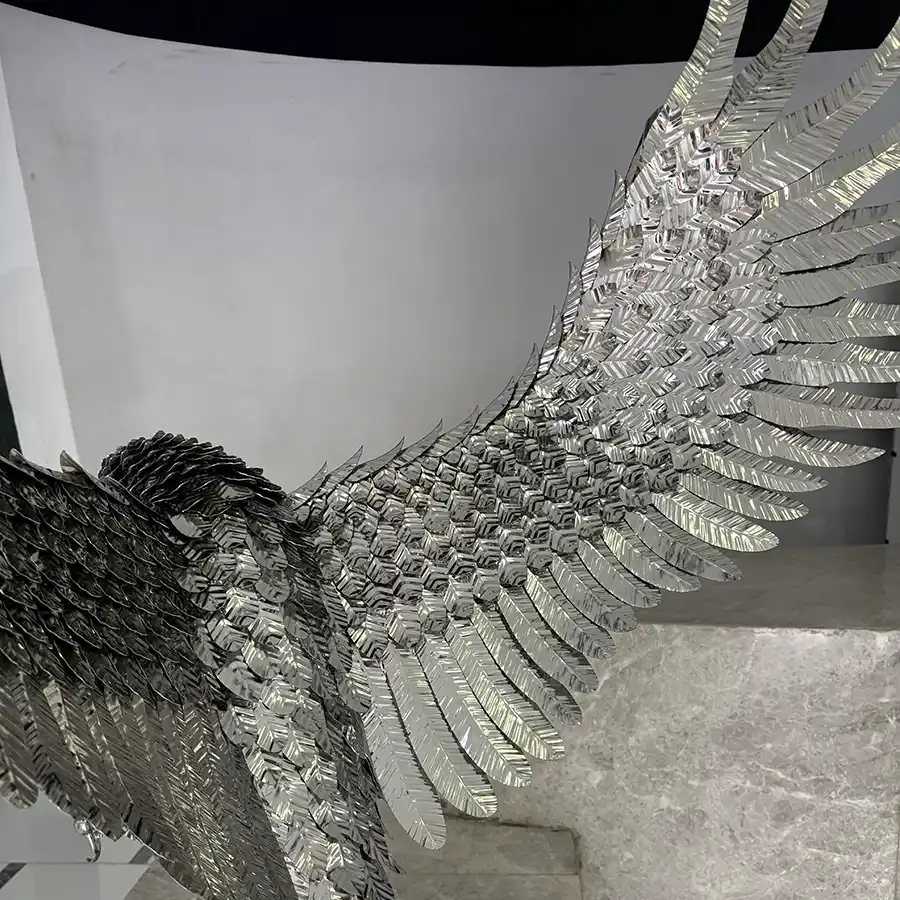 Stainless Steel Eagle Sculpture | Custom Metal Eagle Statue