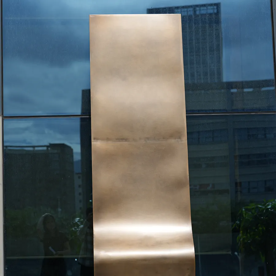 Abstract Stainless Steel Interior Sculpture for Hotel Lobby & Luxury Spaces