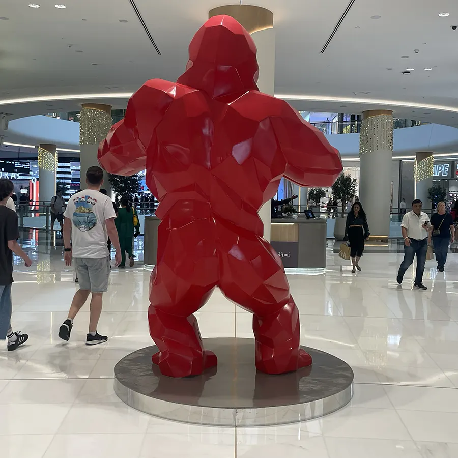 Modern Giant Gorilla Statue for Mall Lobby & Public Space Decoration