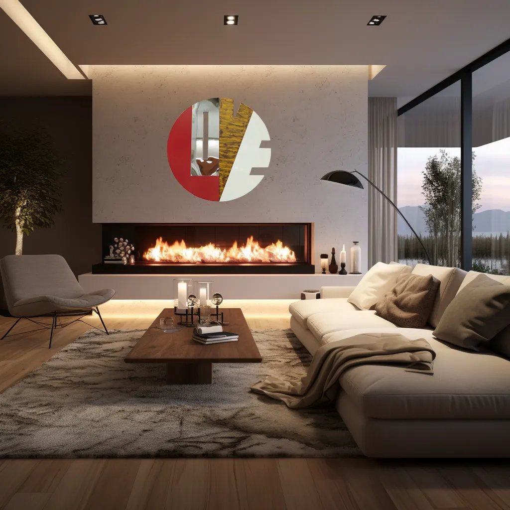 Creative steel Love sculpture for wall decor