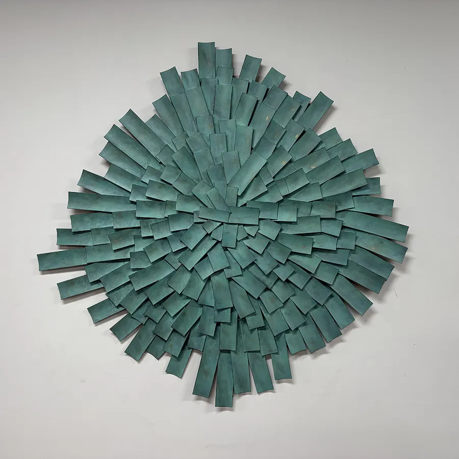 Abstract Stainless Steel Wall Sculpture – Modern Metal Wall Art for Interior Décor