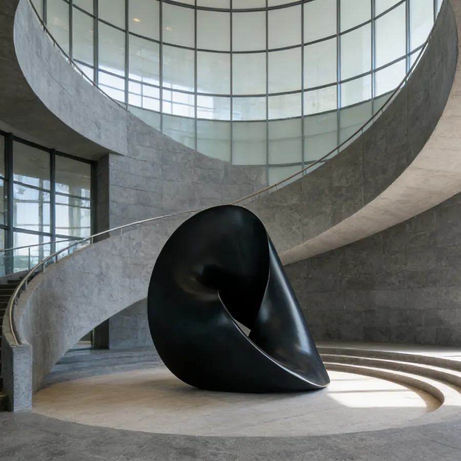 Contemporary Organic Metal Sculpture for Luxury Interiors