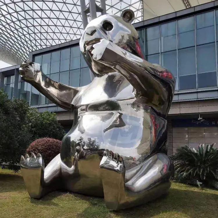 Outdoor Factory Customized Stainless Steel Sculpture Animal Statue Shopping Mall Decoration MP-O0108