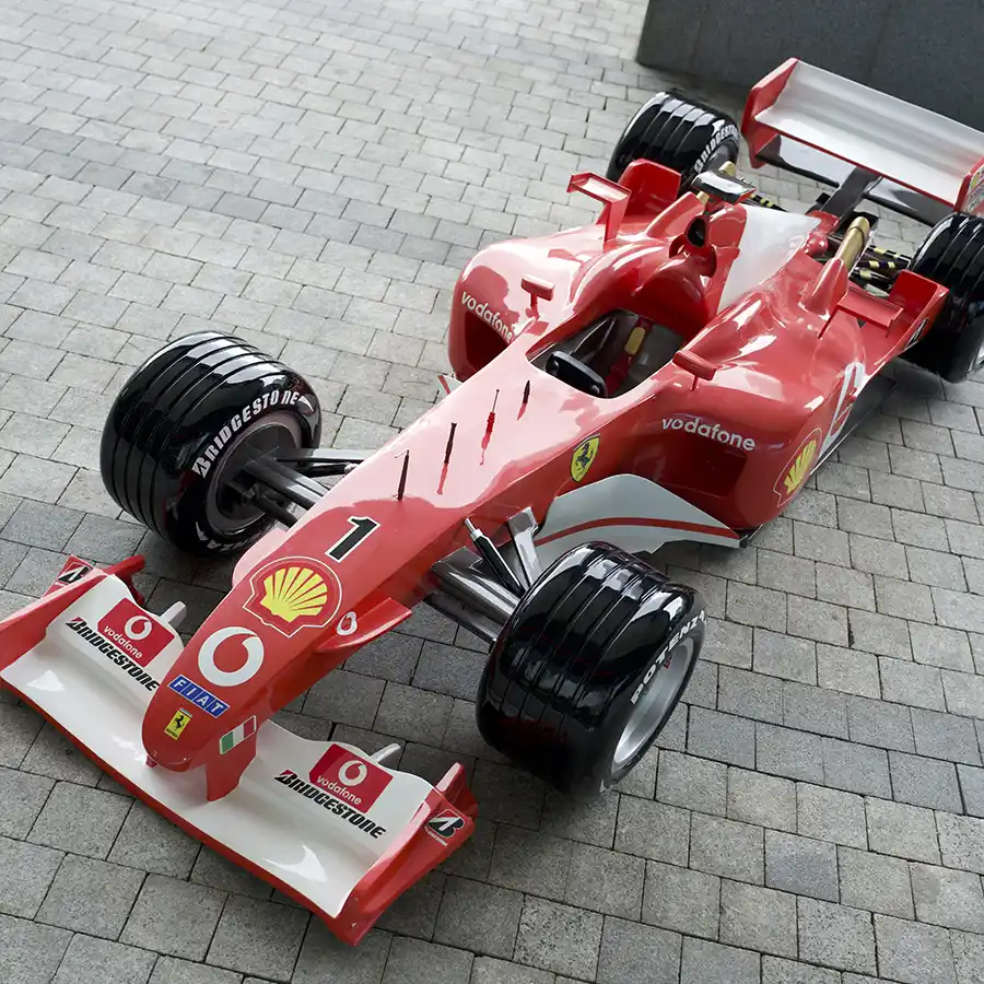Fiberglass Racing Car Wall Sculpture