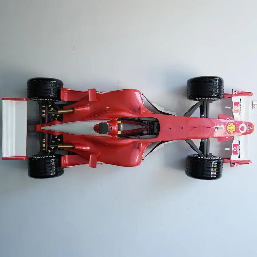Fiberglass Racing Car Wall Sculpture