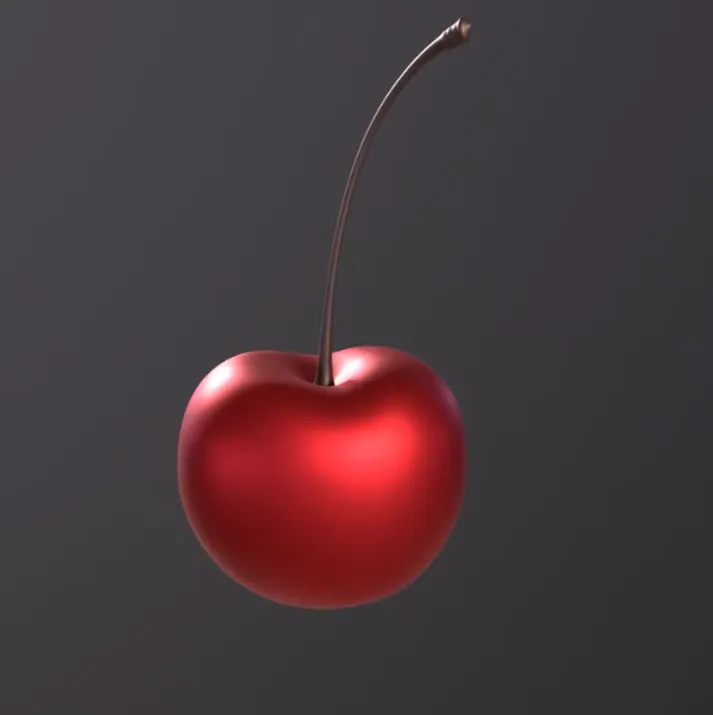 Stainless steel cherry sculpture for interior oudoor decor