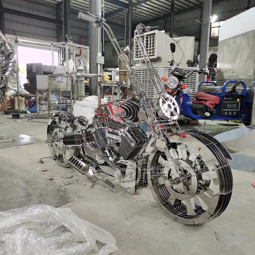 Home decoration metal Harley motorcycle ornaments old fashioned decorhome decore MP-I0023