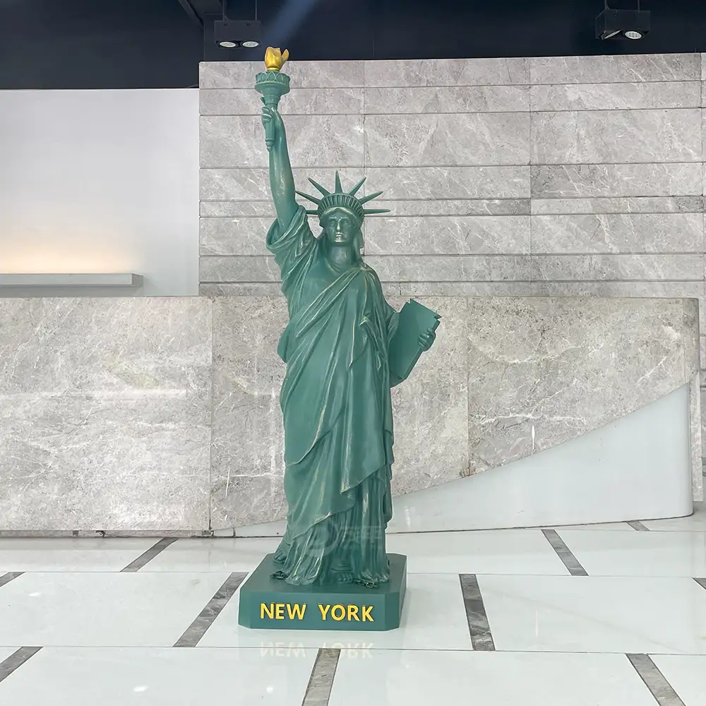 Interior Decor New York Fiberglass Resin Souvenir Art Decoration Sculpture Statue Of Liberty