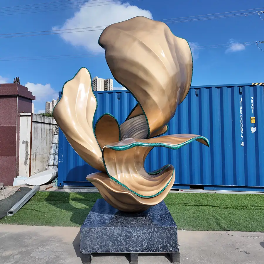 Abstract Stainless Steel Sculpture for Lobby & Interior Space