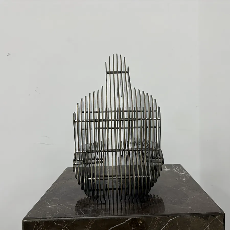 Modern Metal Thinker Sculpture for Desk and Interior Decoration