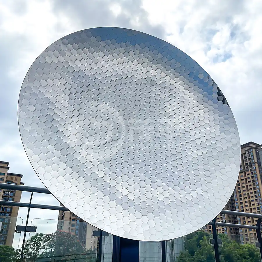 Metal Art Stainless Steel Plate Sculpture For Interior Decoration