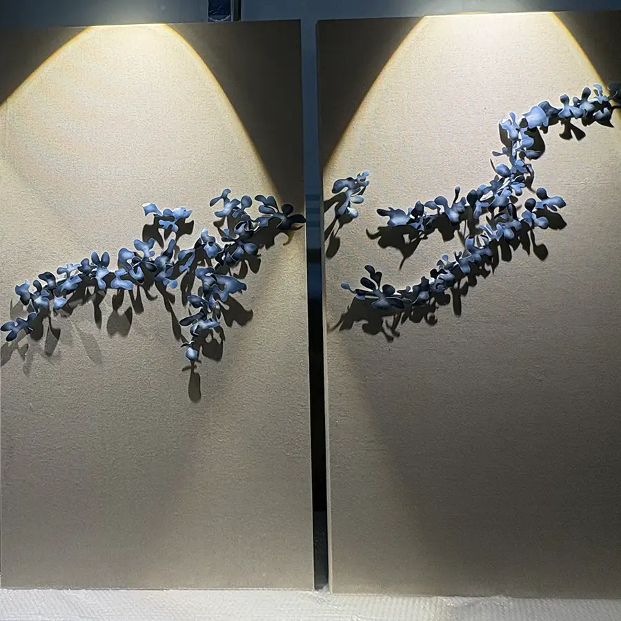 Luxury Abstract Wall Sculpture for Office & Commercial Spaces