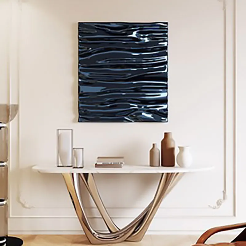 Corrugated Metal Wall Sculpture
