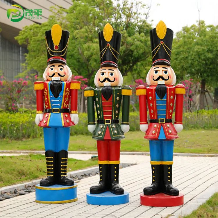 Nutcracker soldier resin sculpture