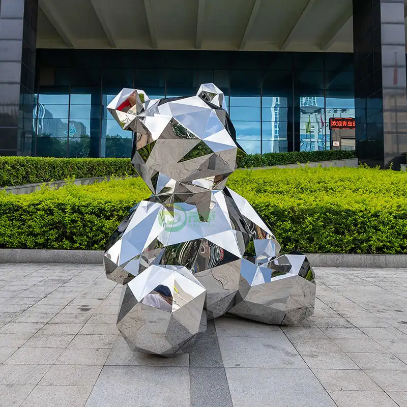 Bear Stainless Steel Sculpture