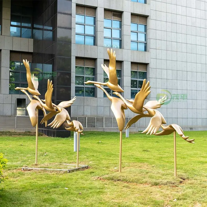 Bird Stainless Steel Sculpture