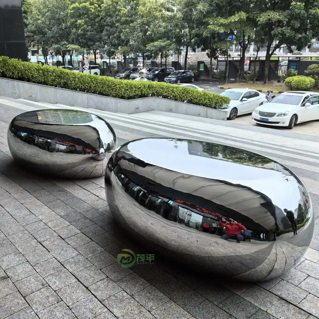 Coffee Table Stainless Steel Sculpture