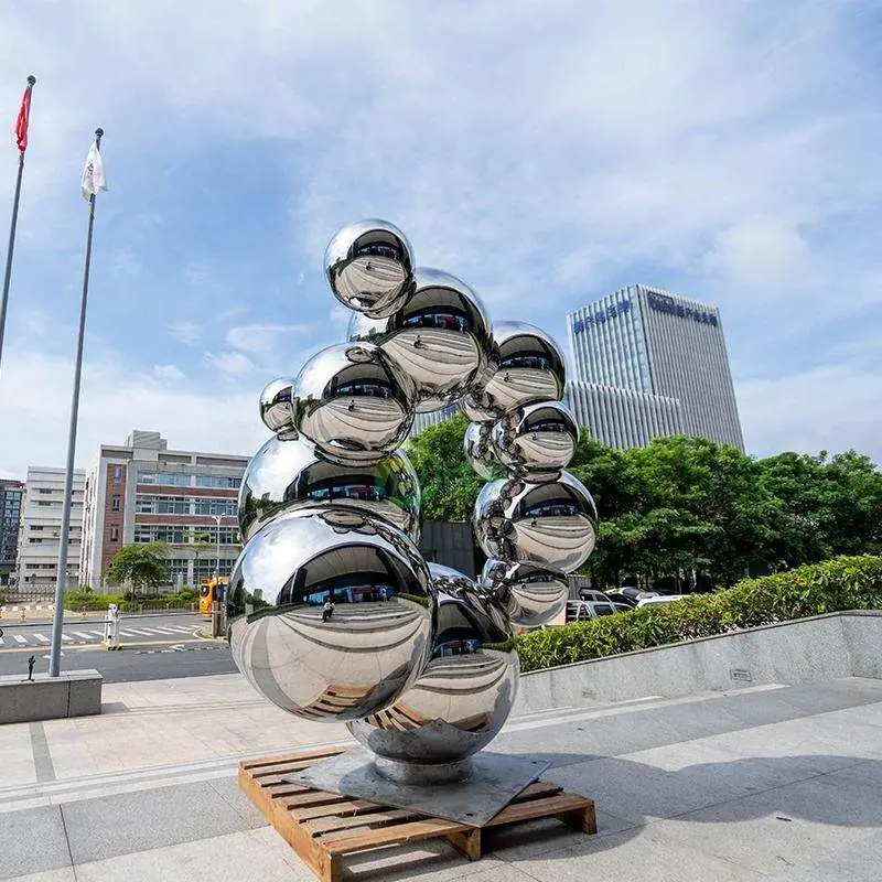 Composite Ball Stainless Steel Sculpture