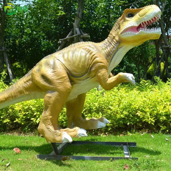 Fiberglass dinosaur sculpture