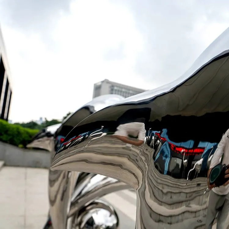 Dolphin Stainless Steel Sculpture