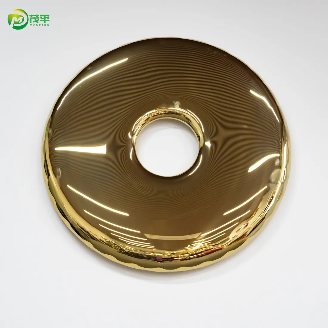 Gold donut wall decoration